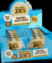 Mountain Joe's Protein Rice Cake, 12x64g, White Chocolate