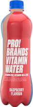 Pro!Brands Vitamin Water 12x 555 ml, Bringebær (Raspberry) Inkl.