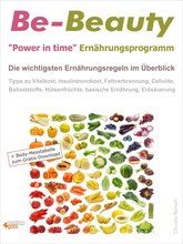 Be-Beauty "Power in time" Ernährungsprogramm. Die wichtigsten Ernährungsregeln im Überblick.