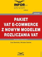 Pakiet VAT e-commerce z nowym modelem rozliczania VAT