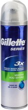 Gillette Male Series Rasiergel Sensitive (200 ml)