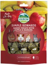 Oxbow Simple Rewards Baked Treats with Apple & Banana 85 g