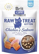 Brit Care RAW Cat Treat Kitten Chicken-Salmon 40g