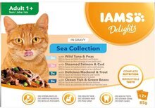 Iams Delights in gravy Multipack Sea Collection 12x85 g