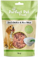 Perfect Pet 2-in-1 Chicken & Rice Bites 80 g