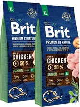 Brit Premium By Nature Junior XL 2x15 kg