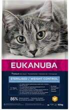 Eukanuba Cat Adult Sterilised & Weight Control Chicken (10 kg)