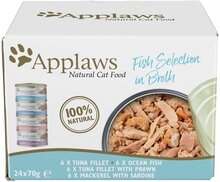 Applaws Selection in Broth Multipack Fish 12x156g