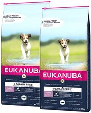 Eukanuba Puppy Grain Free Small & Medium Breed Ocean Fish 2 x 12kg