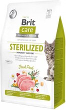 Brit Care Grain Free Cat Sterilized Immunity Support Fresh Pork (400 g)