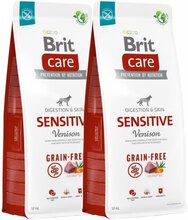 Brit Care Dog Adult Sensitive Grain Free Venison 2x12 kg