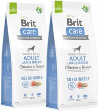 Brit Care Dog Adult Large Breed Sustainable Chicken & Insect 2x12 kg