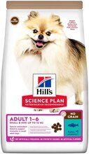 Hill's Science Plan Dog Adult No Grain Small & Mini med Tunfisk 1,5 kg