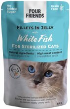 Four Friends Cat Sterilized Fish Jelly 85 g
