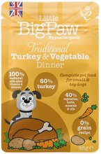 Little BigPaw Turkey & Vegetables Dinner (150 g)