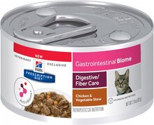 Hill's Prescription Diet Feline Gastrointestinal Biome Digestive Care/Fibre Care Stew Chicken & Vegetables 82 g