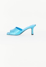 Gina Tricot - Sparkling high heel sandals - høye hæler - Blue - 38 - Female