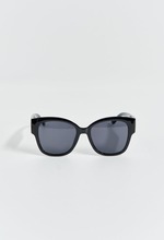 Gina Tricot - Oversized sunglasses - solglasögon - Black - ONESIZE - Female
