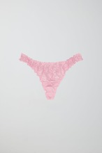 Gina Tricot - Frill lace string - Truser - Pink - XS - Female
