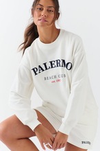 Gina Tricot - Embroidery sweater - Collegegensere - White - XS - Female