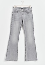 Gina Tricot - Low waist tall bootcut jeans - low waist jeans - Grey - 44 - Female