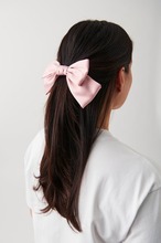 Gina Tricot - Satin bow hair clip - Hårtilbehør - Pink - ONESIZE - Female