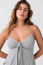 Gina Tricot - Tie singlet - Topit - Grey - XS - Female