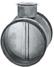 LINDAB Afspærringsspjæld DSU 100 mm uden tætning på spjældbladet. Tæthedsklasse lukket, klasse 0.