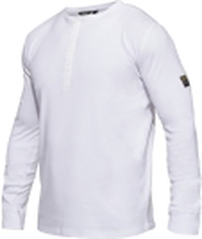 F.ENGEL Explore Grandad - Langærmet T-Shirt - Str. M - Model: 0930-565 - Farve: Hvid