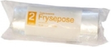 Frysepose Catersource 2 ltr 150x350 mm med Skrivefelt LDPE,75 stk/rl - (75 stk.)