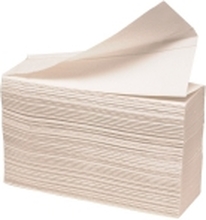 Håndklædeark Abena, 2-lags, hvid, karton a 25 x 125 ark