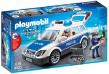 Playmobil Squad Car with Lights and Sound, Action/ Eventyr, 4 år, AAA, Flerfarget, Plast