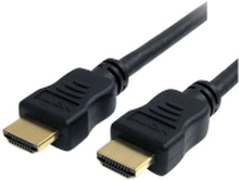 StarTech.com 2m High Speed HDMI Cable w/ Ethernet Ultra HD 4k x 2k - HDMI-kabel med Ethernet - HDMI hann til HDMI hann - 2 m - svart
