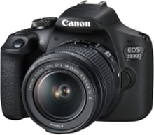 Canon EOS 2000D - Digitalkamera - SLR - 24.1 MP - APS-C - 1080 p / 30 fps - 3optisk x-zoom EF-S 18-55 mm IS STM linse - Wi-Fi, NFC