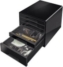 Skuffekabinet Leitz Desk Cube 5-skuffer sort/antracitgrå