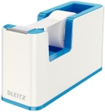 Leitz WOW - Dispenser med kontortape - skrivebord - metallblå dispenser