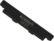 Multibrackets M Pro Series - Monteringskomponent (skinneendedeksler) - plastikk - svart