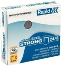 Rapid Strong - Stifter - 24/8 - 8 mm - stål - kobberbelagt - pakke av 2000 - for Classic HD12, K1, K2 Supreme S50