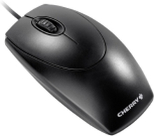 CHERRY WheelMouse - Mus - høyre- og venstrehåndet - optisk - 3 knapper - kablet - PS/2, USB - svart