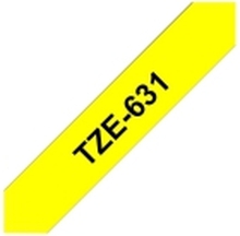Brother TZe-631 - Standardklebemiddel - svart på gult - Rull (1,2 cm x 8 m) 1 kassett(er) laminert teip - for Brother PT-D210, D600, H110 P-Touch PT-1005, 1880, D410, D460, D610