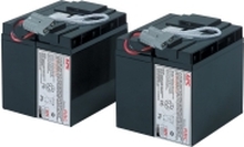 APC Replacement Battery Cartridge #55 - UPS-batteri - blysyre - 2-cellers - svart - for P/N: SMT2200C, SMT2200I-AR, SMT2200IC, SMT3000C, SMT3000I-AR, SMT3000IC, SUA3000I-IN