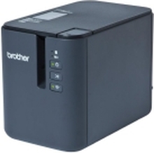 Brother P-Touch PT-P950NW - Etikettskriver - termotransfer - Rull (3,6 cm) - 360 x 720 dpi - inntil 60 mm/sek - USB 2.0, LAN, Wi-Fi(n) - kutter