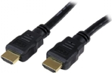 StarTech.com 5m High Speed HDMI Cable - Ultra HD 4k x 2k HDMI Cable - HDMI to HDMI M/M - 5 meter HDMI 1.4 Cable - Audio/Video Gold-Plated (HDMM5M) - HDMI-kabel - HDMI hann til HDMI hann - 5 m - skjermet - svart
