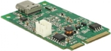 Delock Mini PCIe I/O PCIe full size 1 x USB Type-C 3.1 Gen 2 - USB-adapter - PCIe Mini Card - USB-C 3.1 Gen 2 x 1