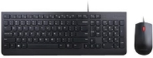 Lenovo Essential Wired Combo - Tastatur og mus sett - USB - Dansk