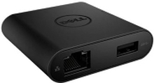 Dell DA200 - Ekstern videoadapter - USB-C - D-Sub, HDMI - for Inspiron 17 7773 Latitude 3590, 5289 2-In-1, 7380, 7389 2-in-1 XPS 15 95XX