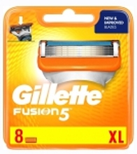 Gillette Fusion - barberklinge til ham - 5 klinger (pakke med 8)