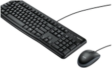 Logitech Desktop MK120 - Tastatur- og mussett - USB - QWERTY - US International
