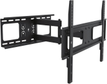 DELTACO ARM-460 - Monteringssett (tippe/svivel-veggmontering) - for flatpanel - svart - skjermstørrelse: 37-70 - veggmonterbar