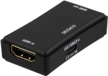 DELTACO HDMI-7036 - Forsterker - HDMI - 19 pin HDMI Type A / 19 pin HDMI Type A - opp til 40 m